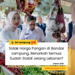 Sidak Harga Pangan di Bandar Lampung, Benarkah Semua Sudah Stabil Jelang Lebaran?