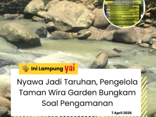 Nyawa Jadi Taruhan, Pengelola Taman Wira Garden Bungkam Soal Pengamanan
