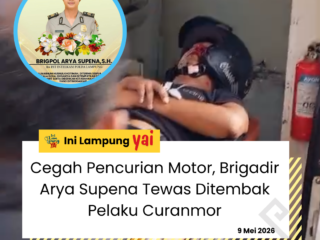 Cegah Pencurian Motor, Brigadir Arya Supena Tewas Ditembak Pelaku Curanmor