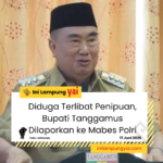 Diduga Terlibat Penipuan, Bupati Tanggamus Dilaporkan ke Mabes Polri