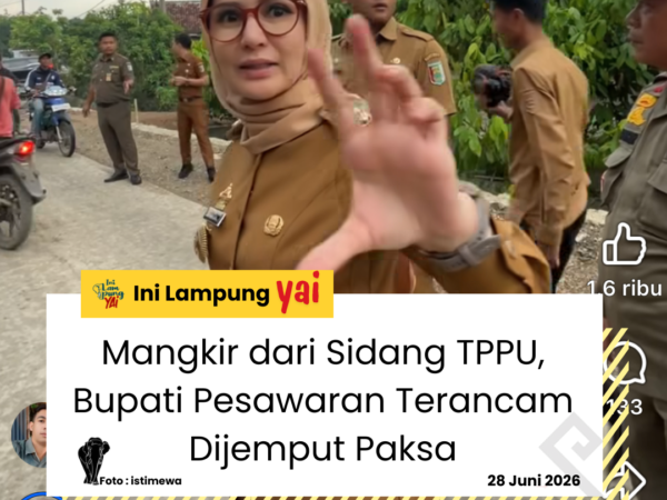 Mangkir dari Sidang TPPU, Istri Eks Bupati Pesawaran Terancam Dijemput Paksa