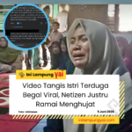 Video Tangis Istri Terduga Begal Viral, Netizen Justru Ramai Menghujat