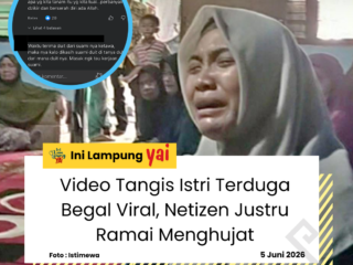 Video Tangis Istri Terduga Begal Viral, Netizen Justru Ramai Menghujat