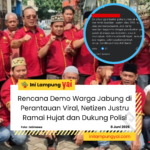 Rencana Demo Warga Jabung di Perantauan Viral, Netizen Justru Ramai Hujat dan Dukung Polisi