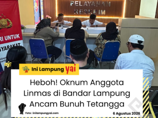 Heboh! Oknum Anggota Linmas di Bandar Lampung Diduga Ancam Bunuh Tetangga