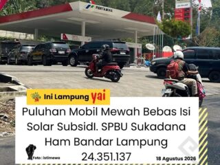 Puluhan Mobil Mewah Bebas Isi Solar Subsidi