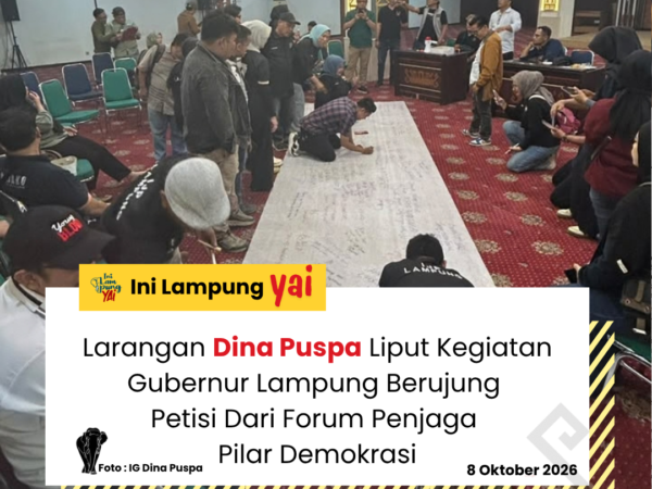 Petisi FORUM PENJAGA PILAR DEMOKRASI Untuk Dina Puspa